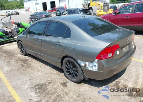 2007 Honda Civic Ex из США, поврежденный, VIN 1HGFA168X7L017361